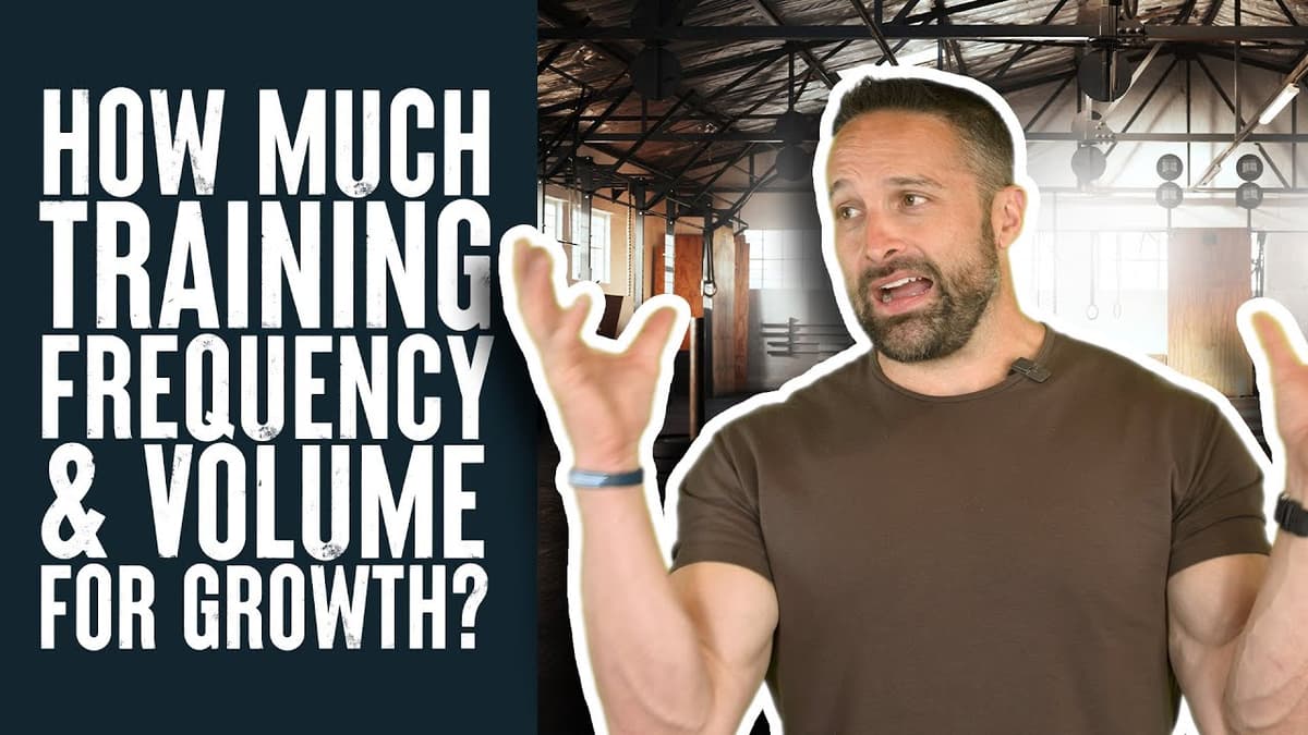 How Much Training Volume and Frequency for Muscle Gains? | Educational | Layne Norton PhD