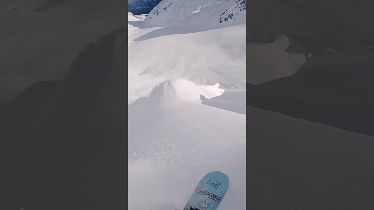 Spine of Dreams Snowboard POV 🎬 Jared Elstod #Shorts #Snowboard