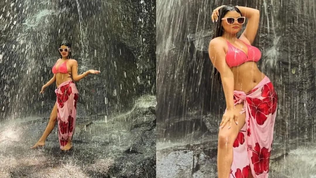 Desi Viral Video (Watch): Desi Bhabhi’s Waterfall Video Breaks The Internet - Telly Dose